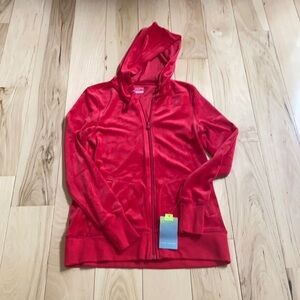 TekGear velour red hoodie - nwt